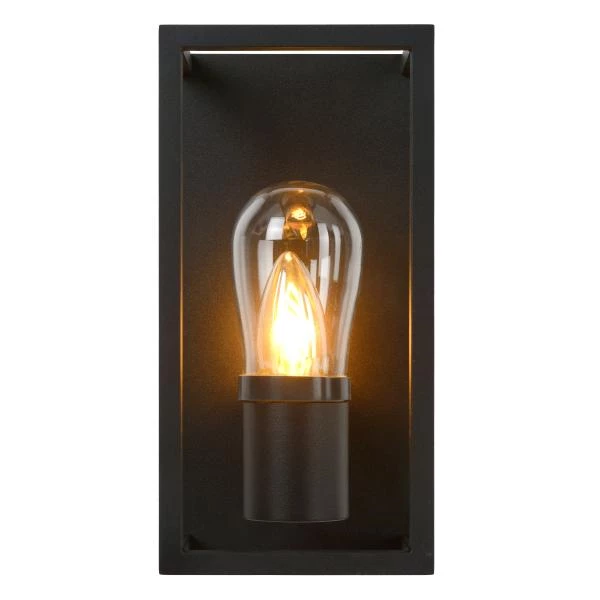 Lucide CARLYN - Wall light Bathroom - 1xE14 - IP54 - Black - detail 2